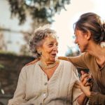 Caregiver with old Lady